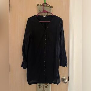 Joie black button-up dress